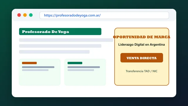 Modelo de aplicación comercial y proyectos digitales para profesoradodeyoga.com.ar